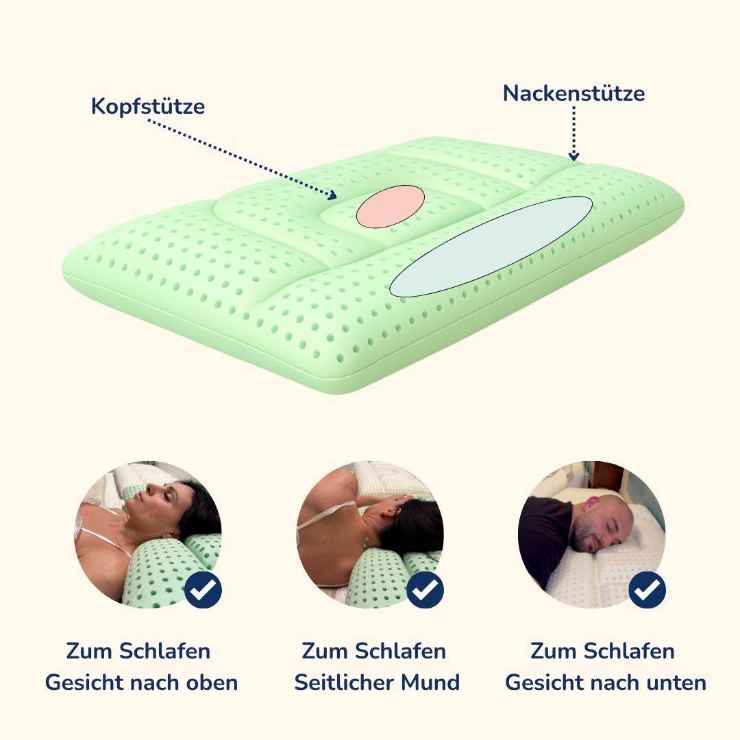 WPM Nackenkissen - Aloe Vera Wellness Pillow Milano Deutschland WPM Nackenkissen - Aloe Vera Wellness Pillow Milano Deutschland