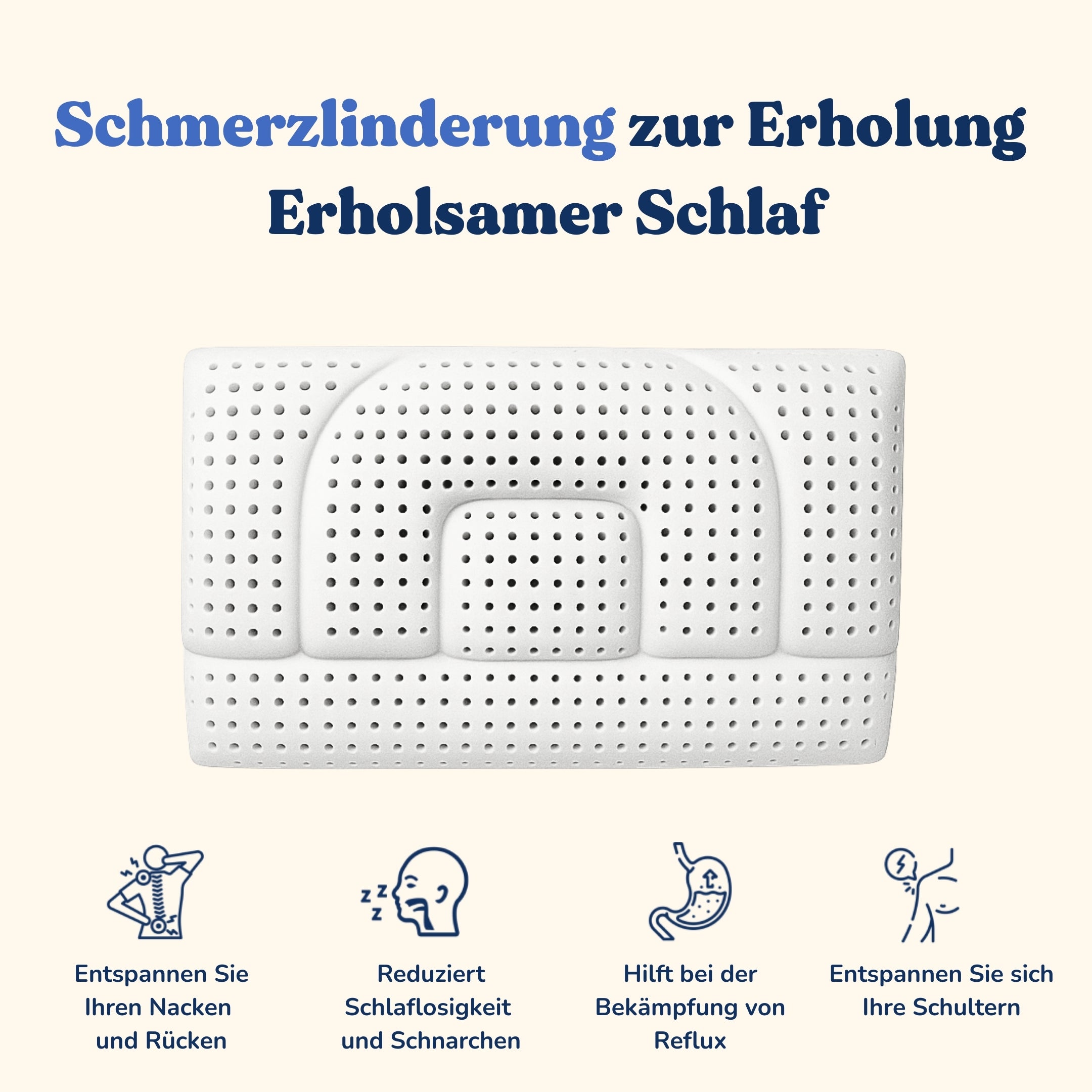 Höhenverstellbares Nackenkissen - Memory-Schaum