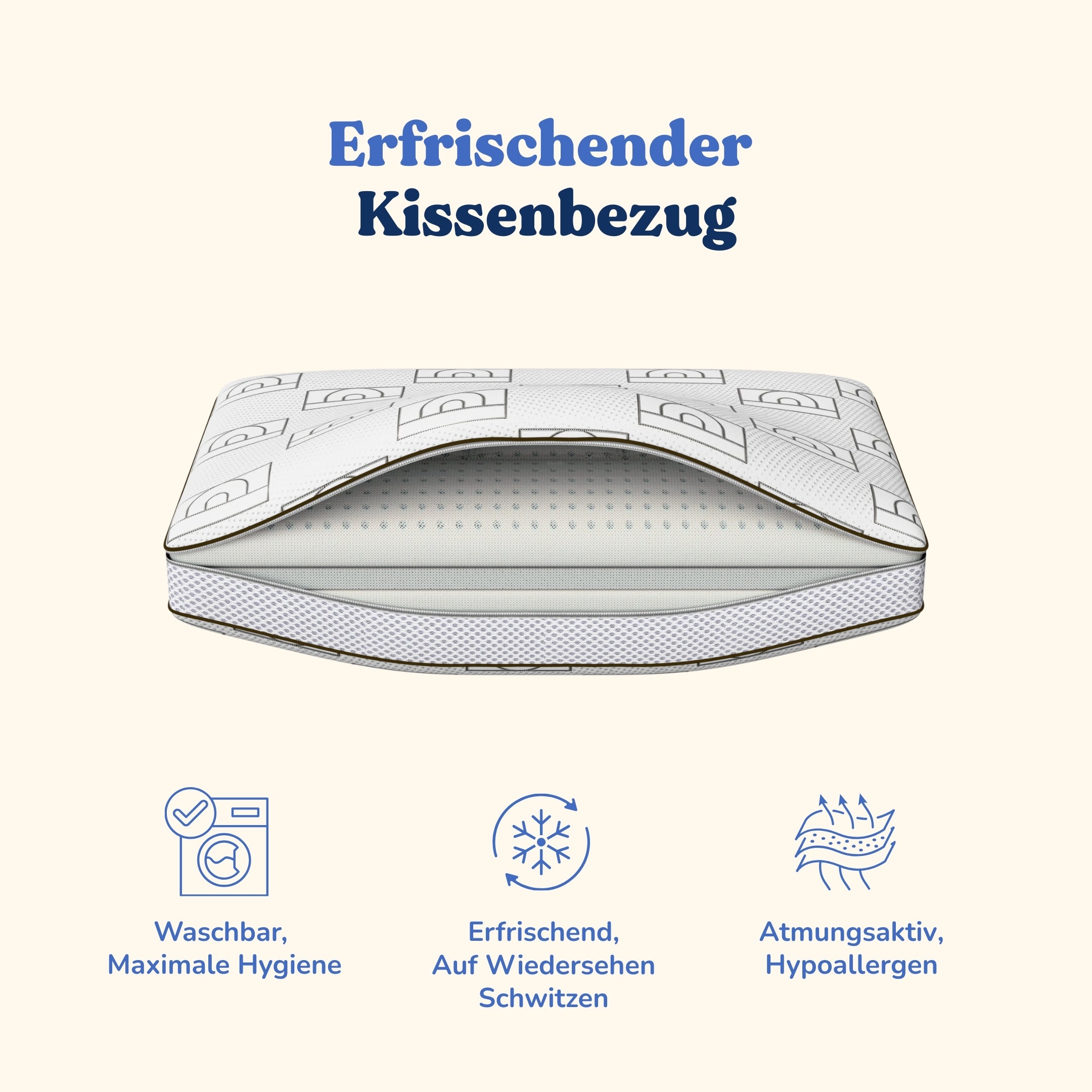 Höhenverstellbares Nackenkissen - Memory-Schaum