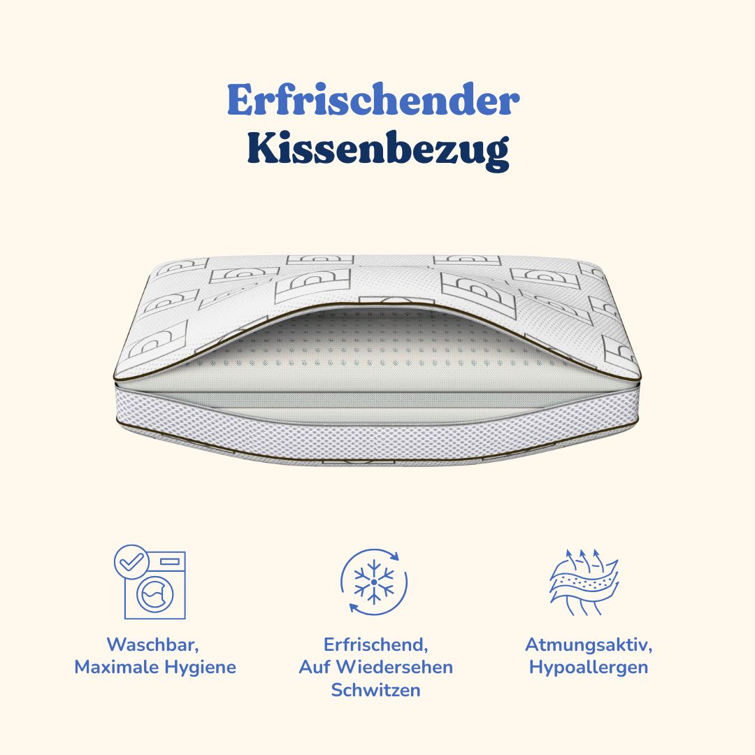 Höhenverstellbares Nackenkissen - Memory-Schaum