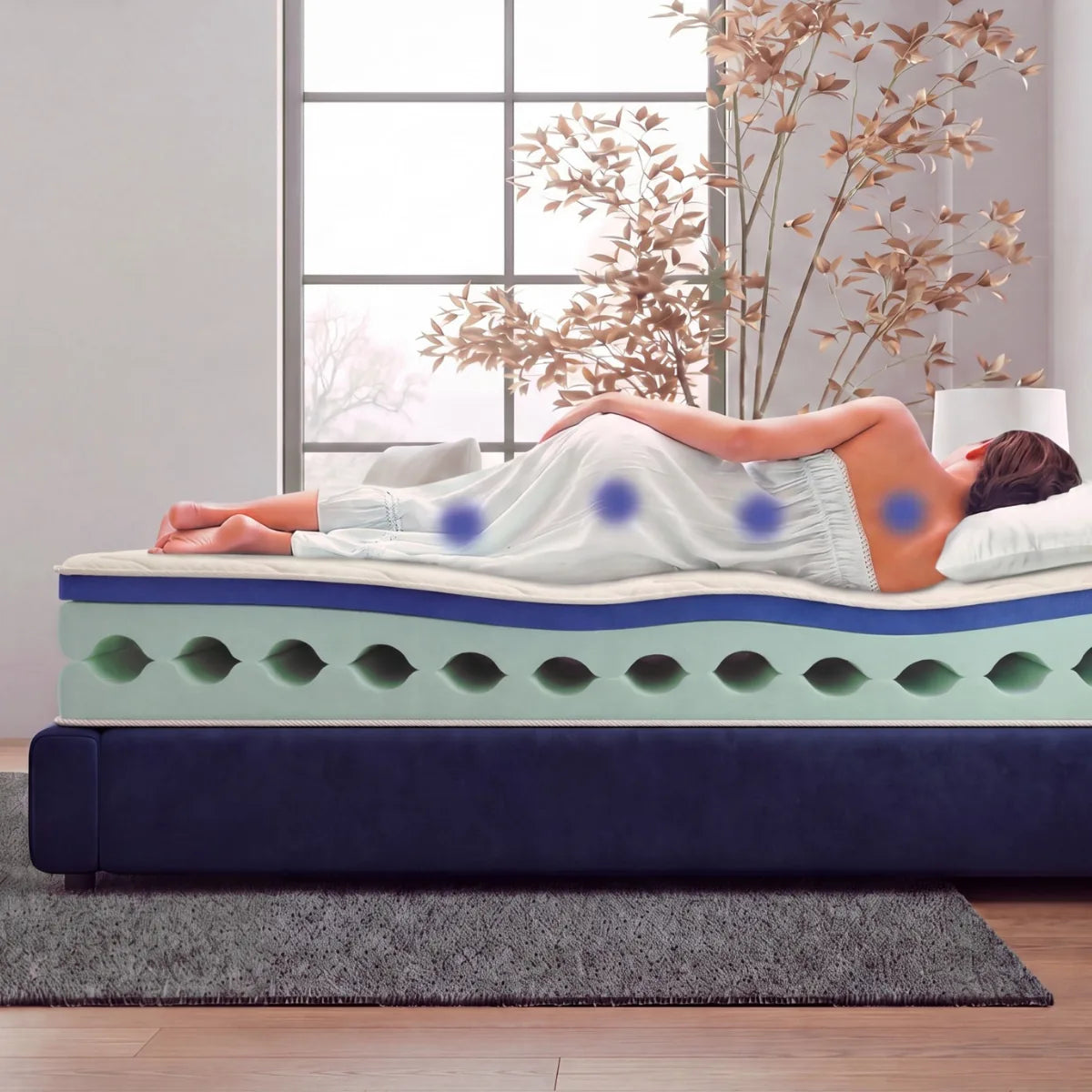 Matratze der Linie Essential von Wellness Pillow Milano